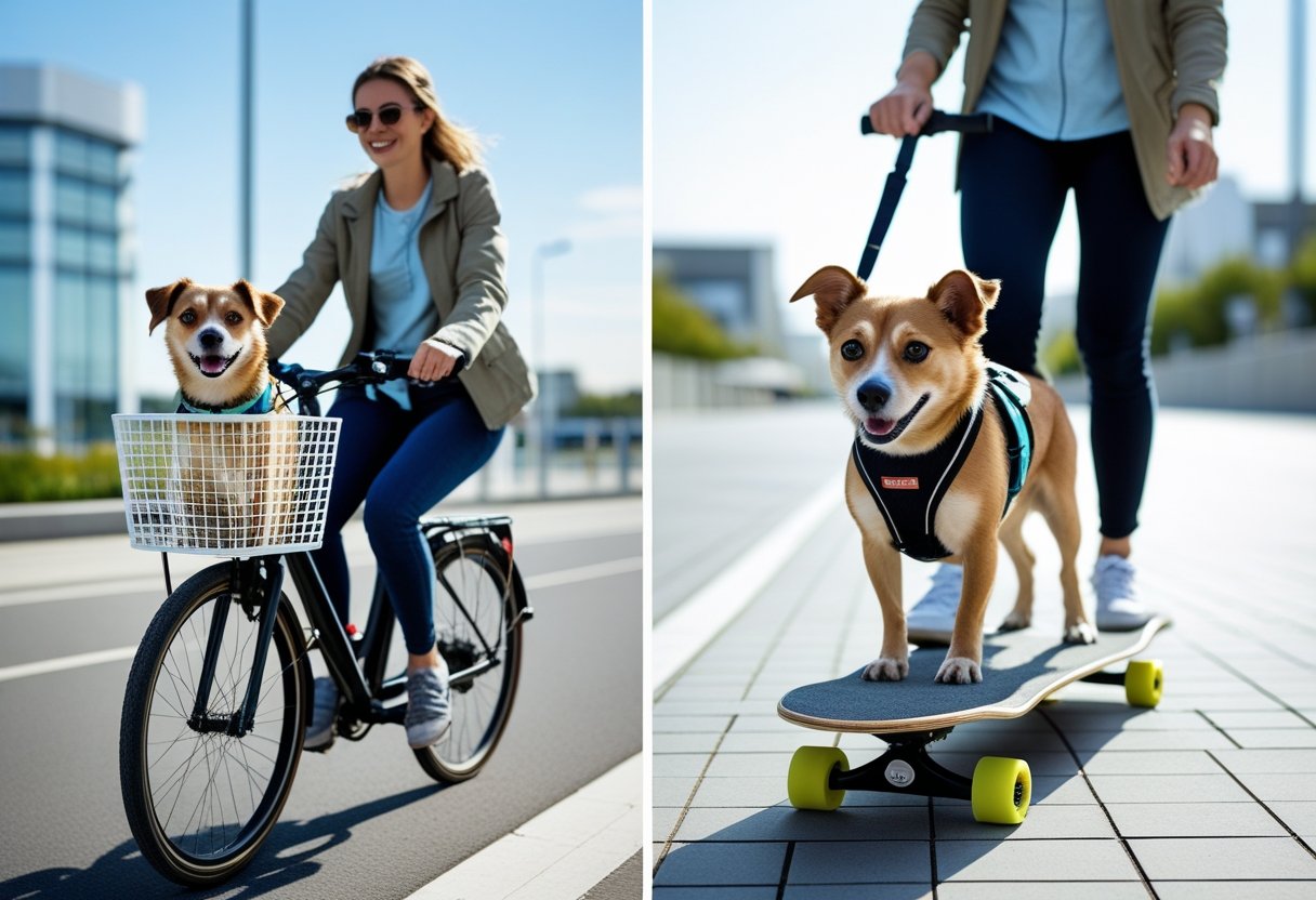 Saadan transporterer du din hund sikkert og stilfuldt Fra cykelkurv til skateboardeventyr